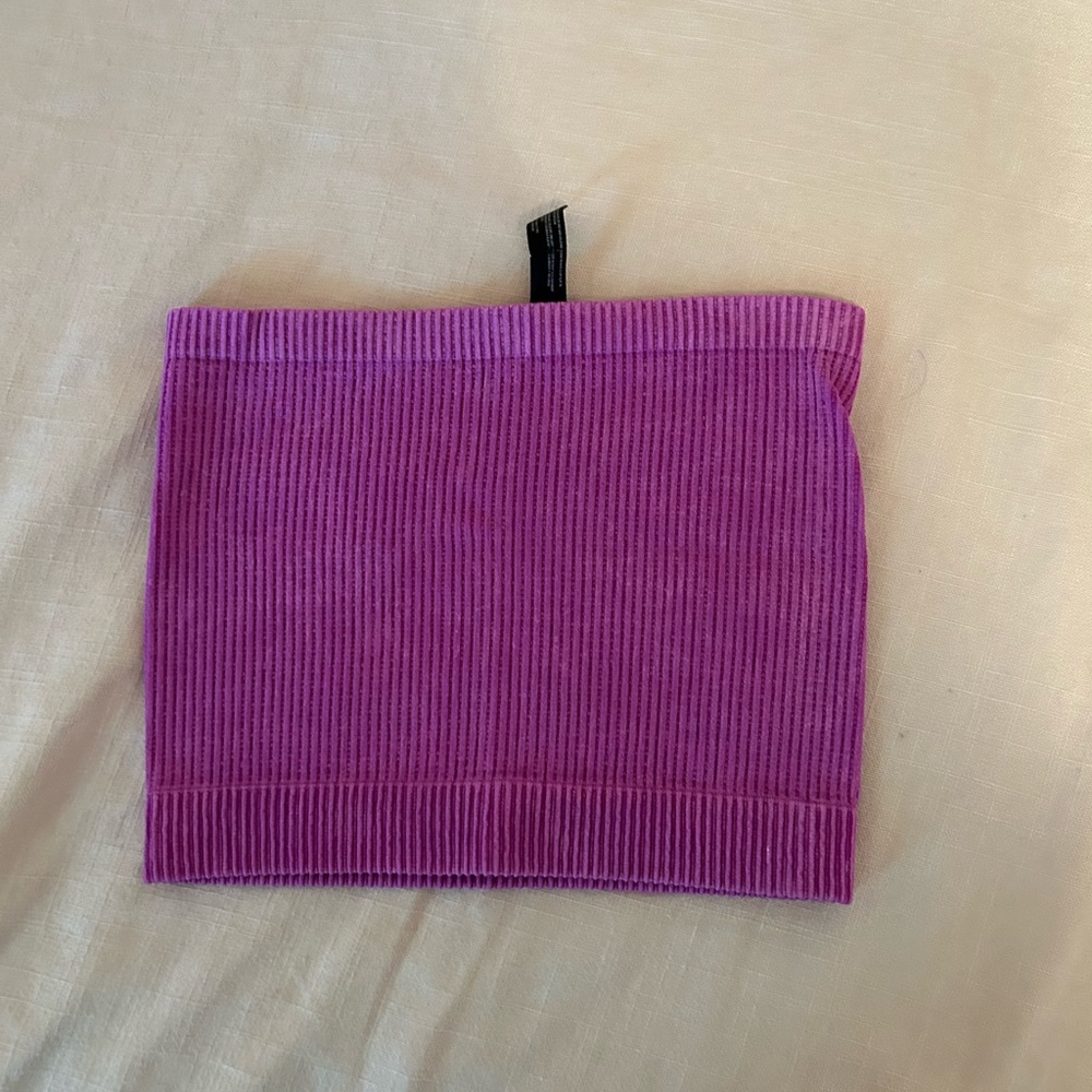 Urban outfitters pink tube top ribbed pink crop top